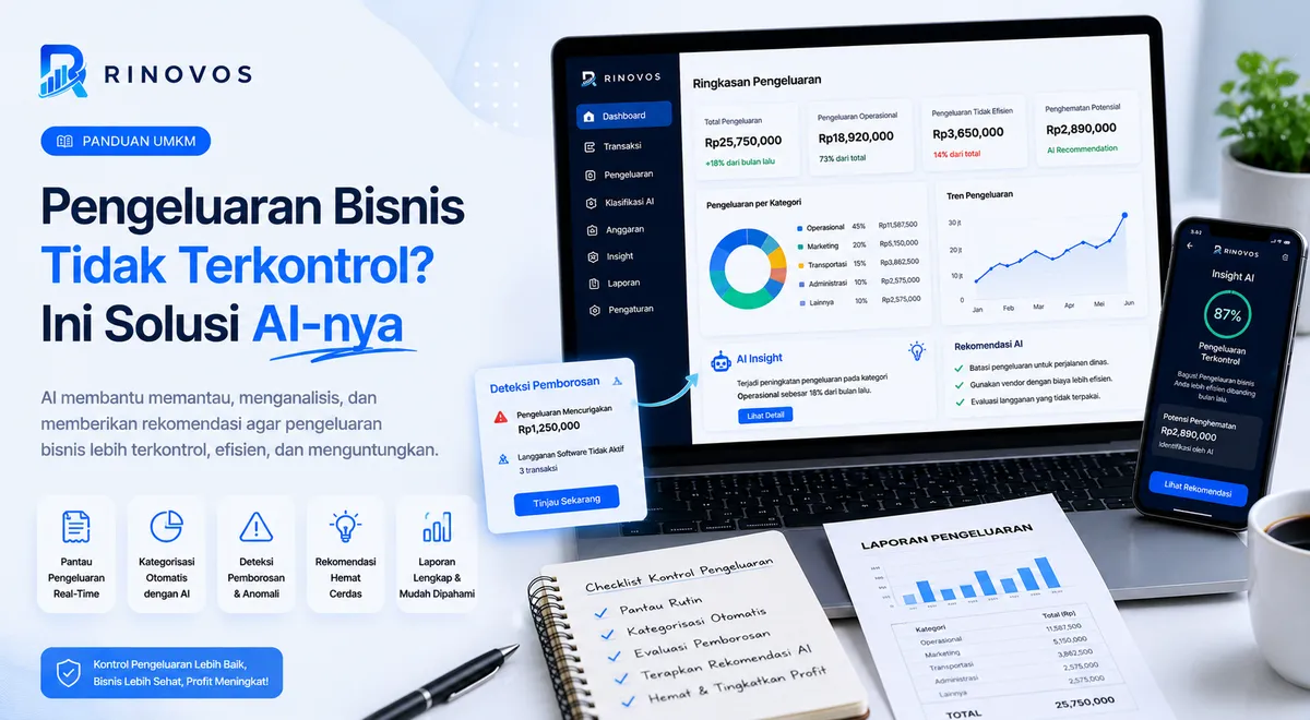 Pengeluaran Bisnis Tidak Terkontrol Ini Solusi AI-nya