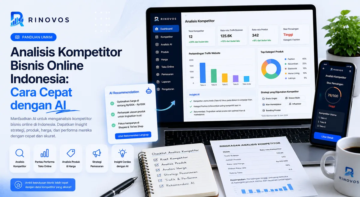 Analisis Kompetitor Bisnis Online Indonesia Cara Cepat dengan AI