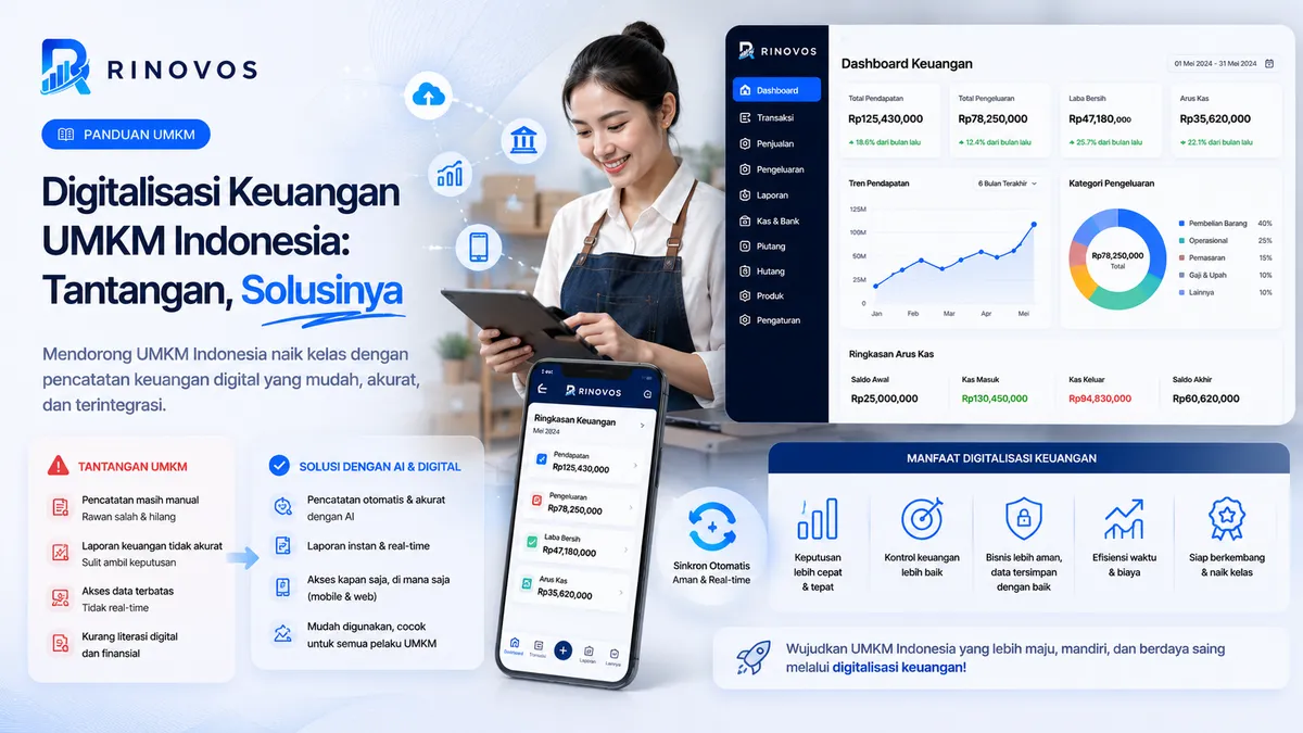 Digitalisasi Keuangan UMKM Indonesia Tantangan & Solusinya