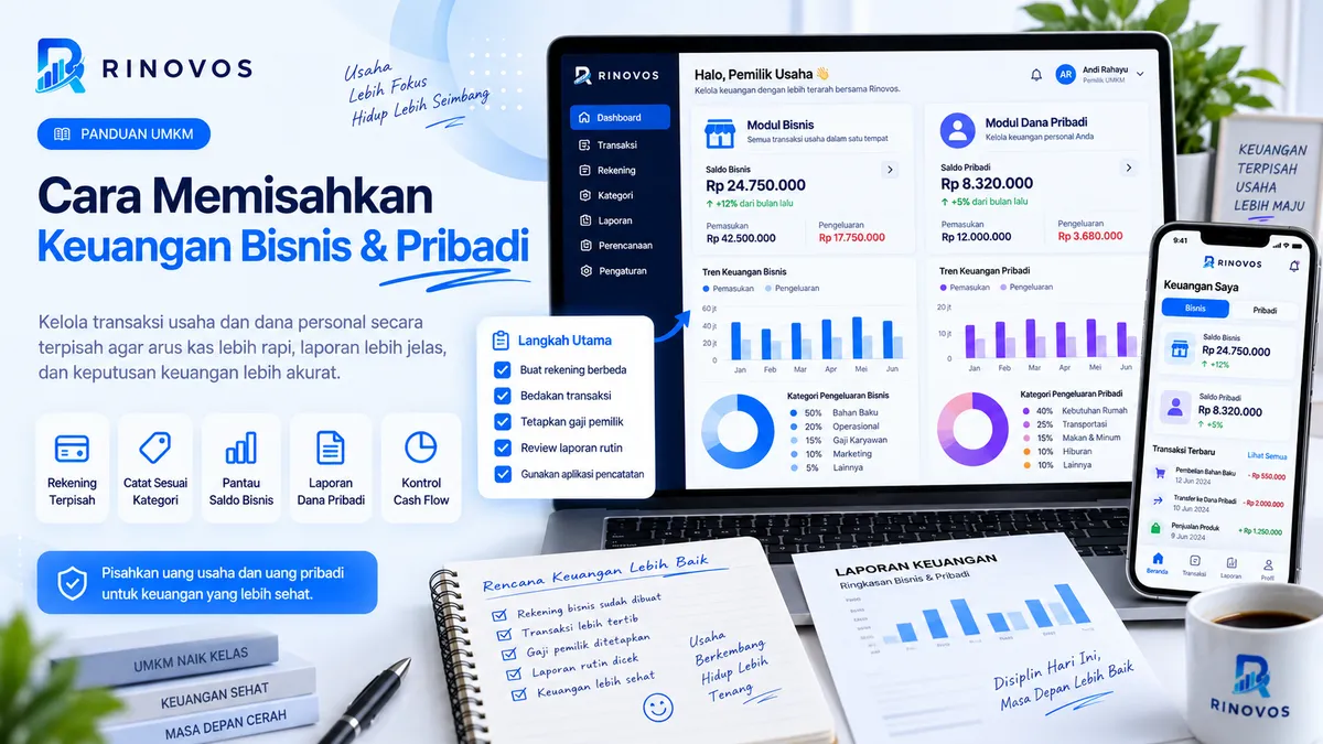 Panduan Cara mengelola keuangan pribadi dan bisnis