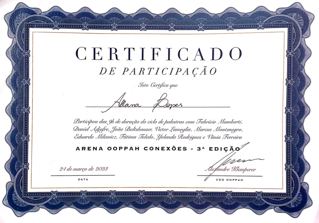 Arena Ooppah conexões: 3 edição