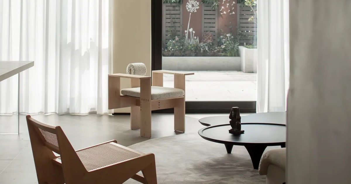 Minimalist Living Room Natural Fiber | Feel Design