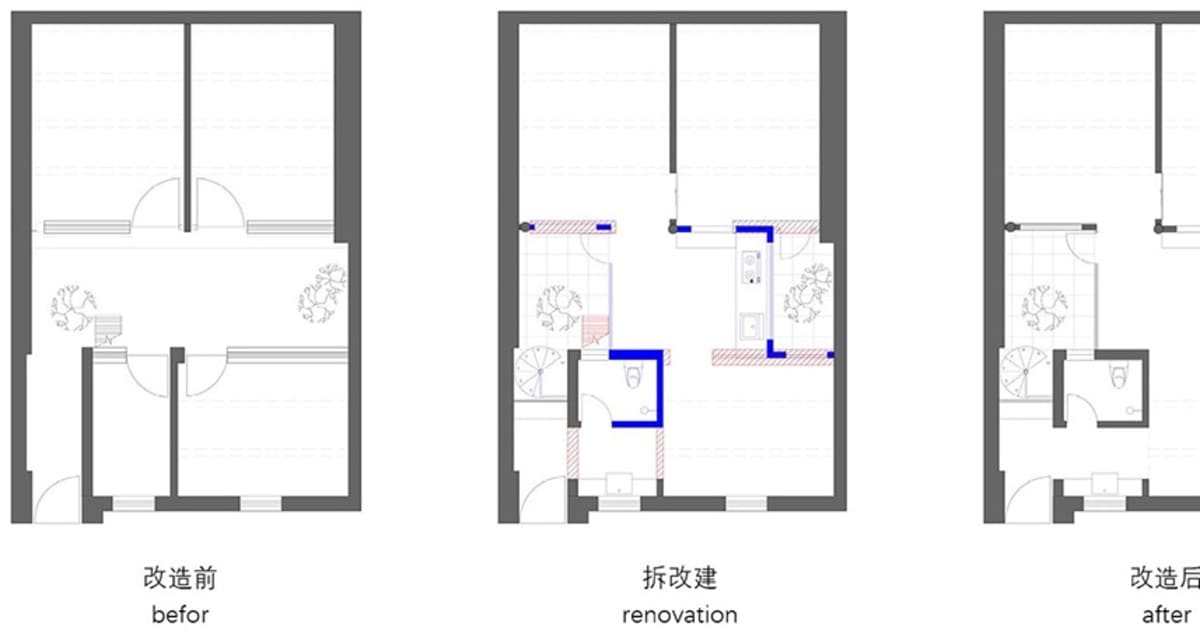 Reconfiguring Layout Floor Plan: Remodeling Before and After | Feel Design