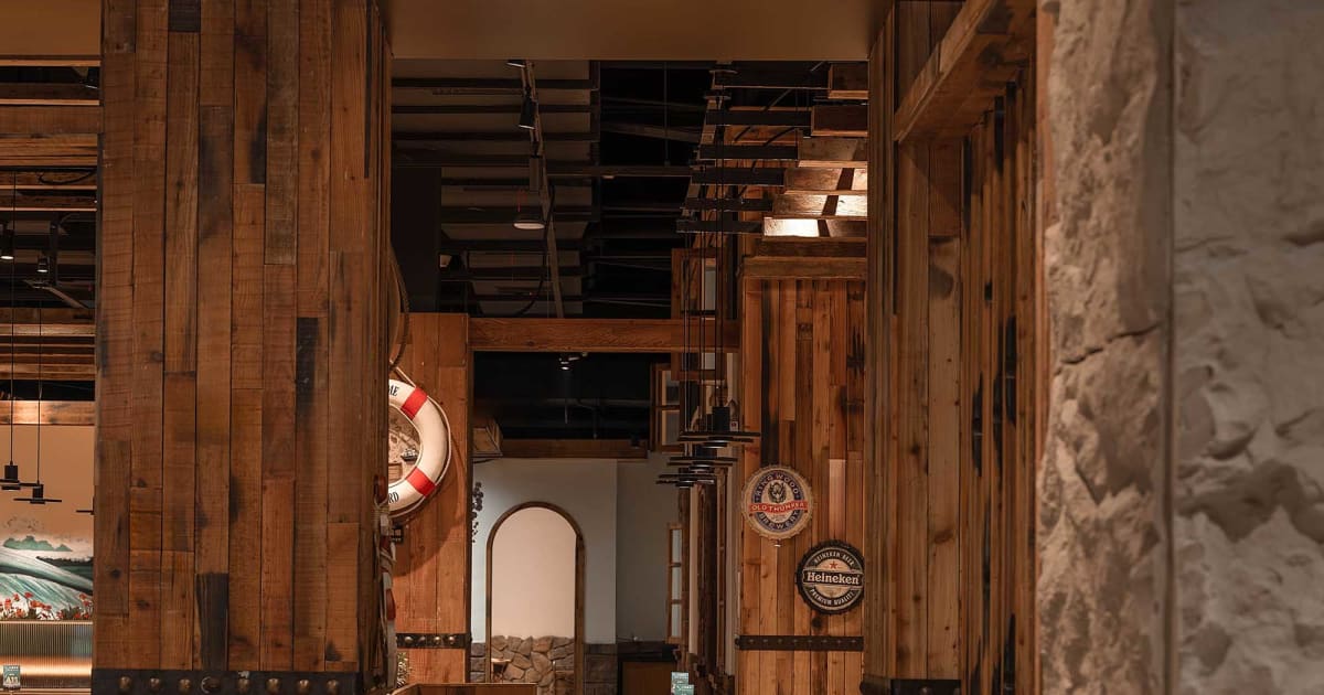 Wood Storefront Pattern Industrial Retail Storefront with Wood Paneling | Feel Design