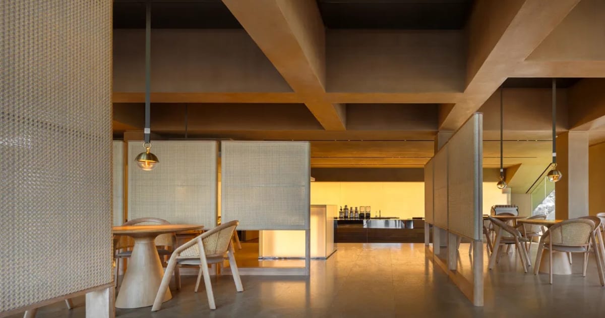 Modern Minimalist Restaurant with Concrete Floorin | Feel Design