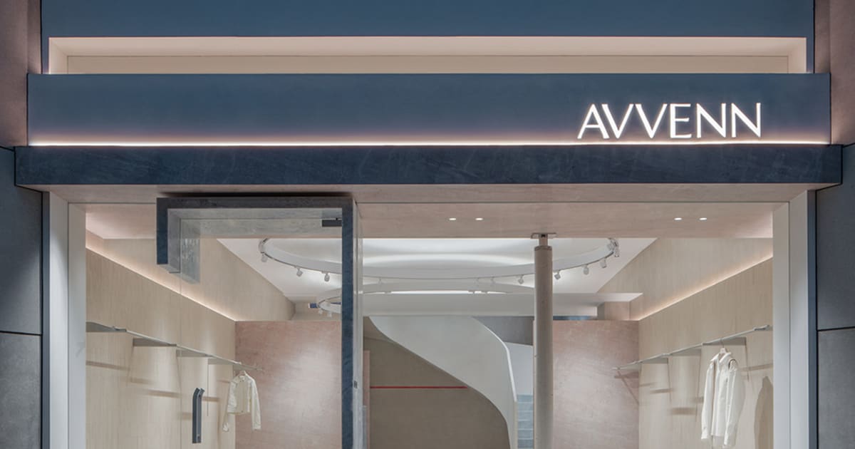 Modern Fashion Retail Storefront With Glass, Concr | Feel Design