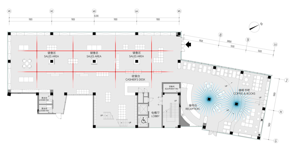 Sales Office Layout Plan | Feel Design