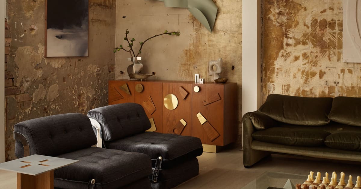 Industrial Living Room Metal and Wood | Feel Design