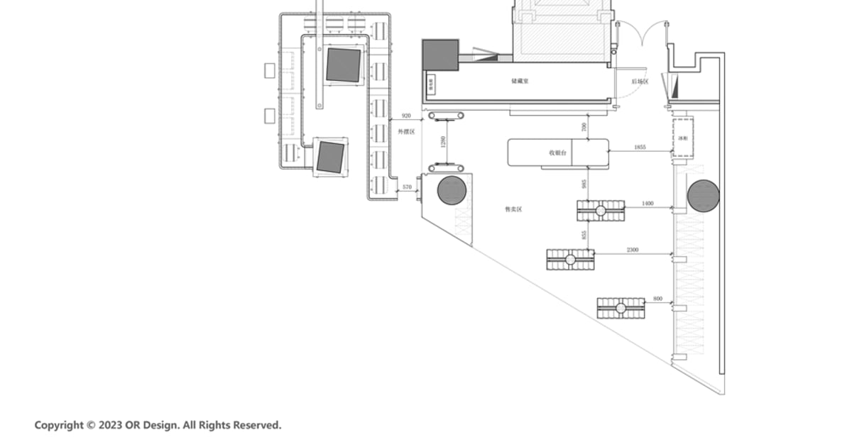 Retail Storefront Layout Plan | Feel Design