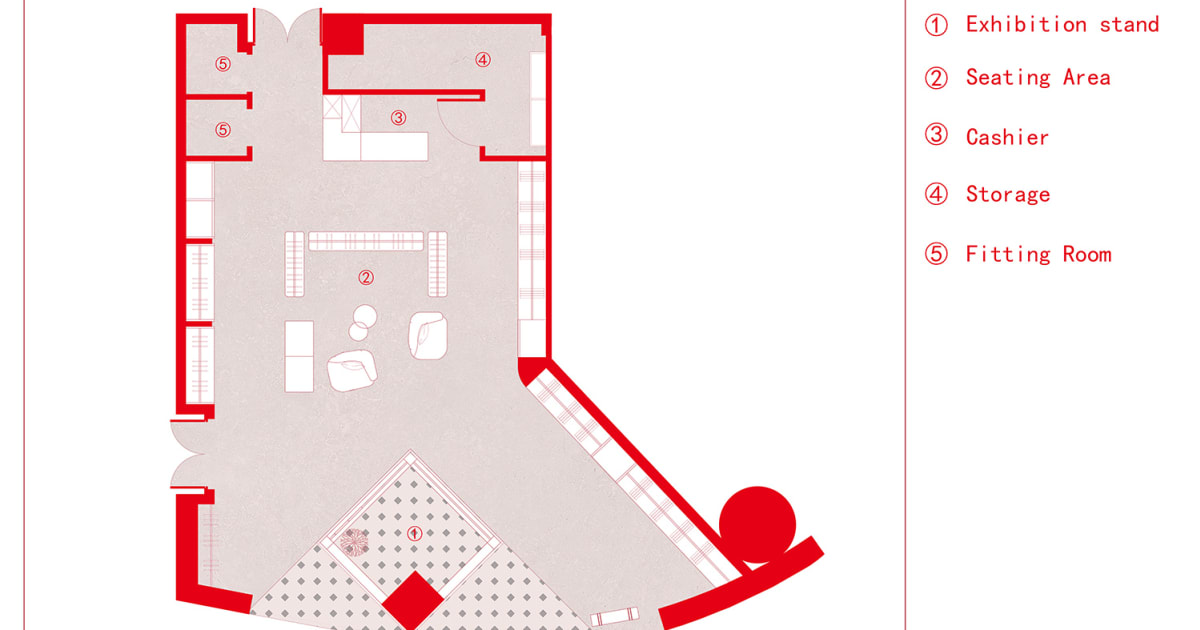 Retail Store Floor Plan: Urban Interior | Feel Design