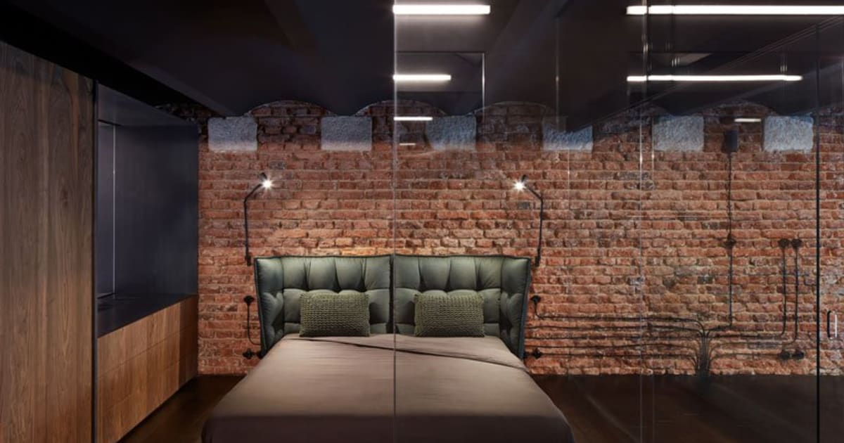 Industrial Bedroom: Primitive Materials | Feel Design