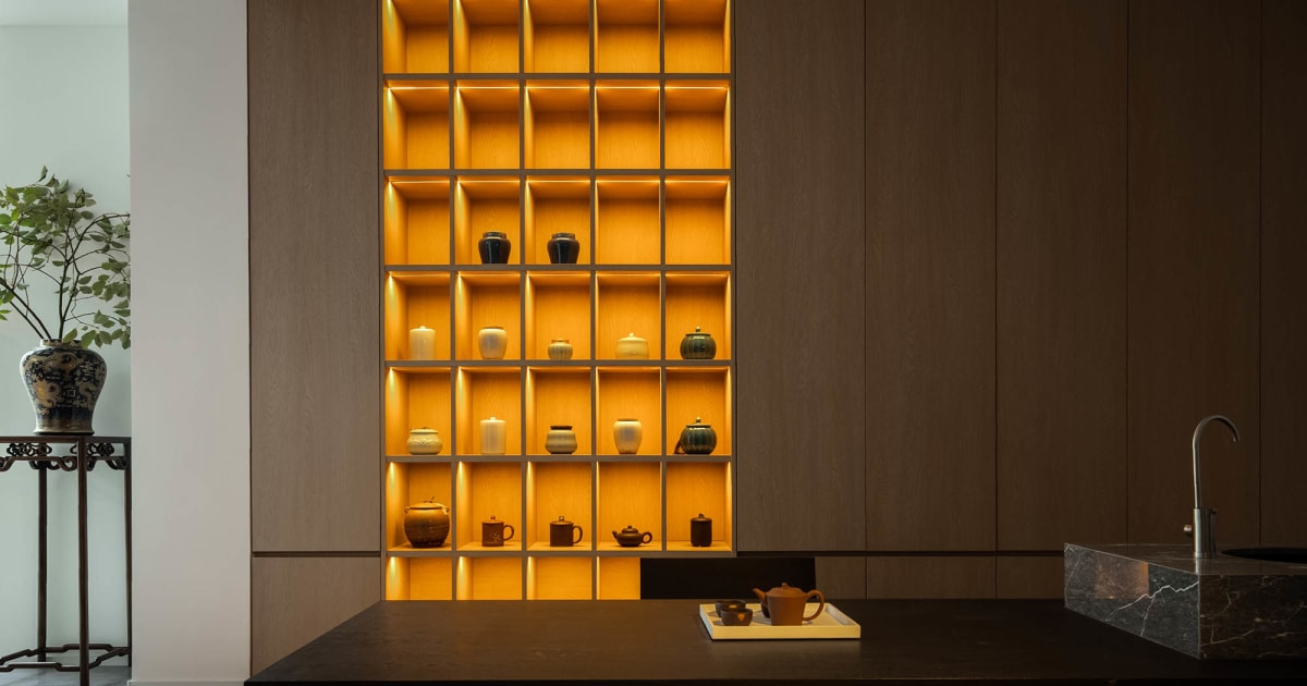 Modern Tea House Cabinetry | Feel Design