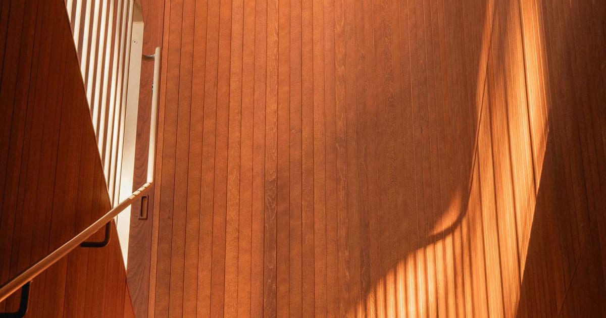 Indoor Wooden Staircase with Shadow Play | Feel Design