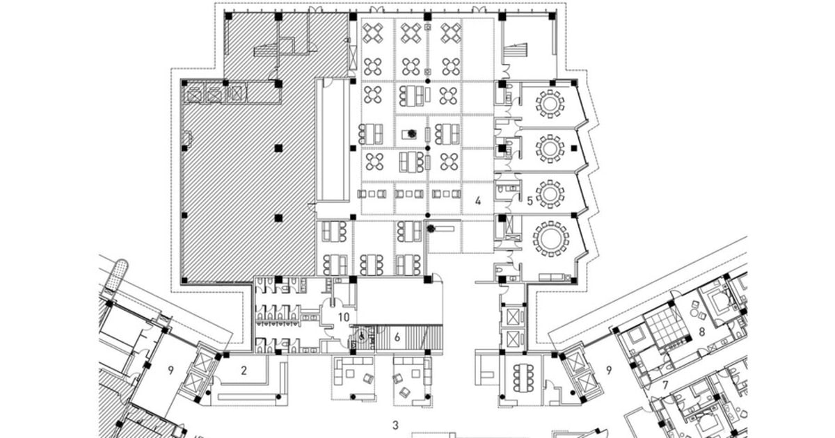 Modern Office Floor Plan | Feel Design