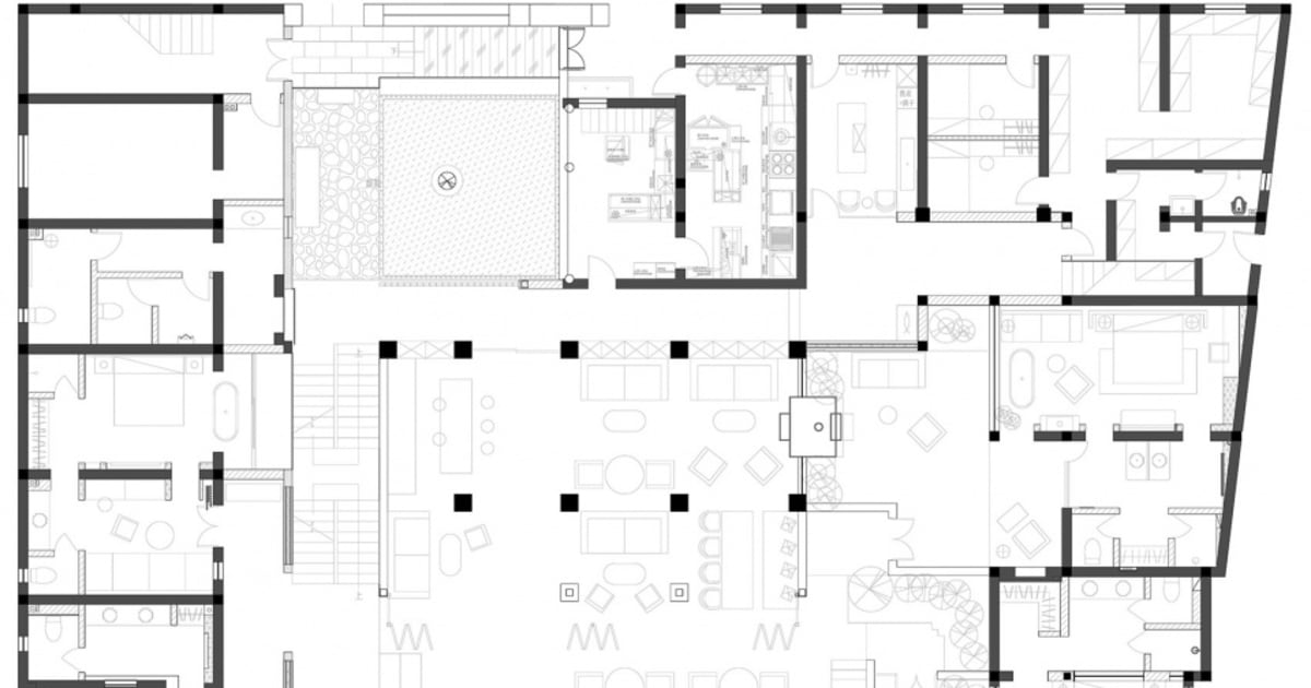 Commercial Interior Design Floor Plan | Feel Design
