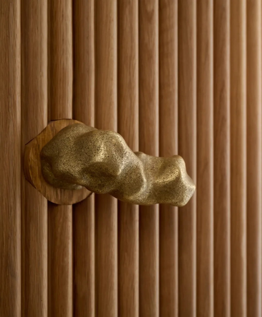 真鍮取っ手のディテール