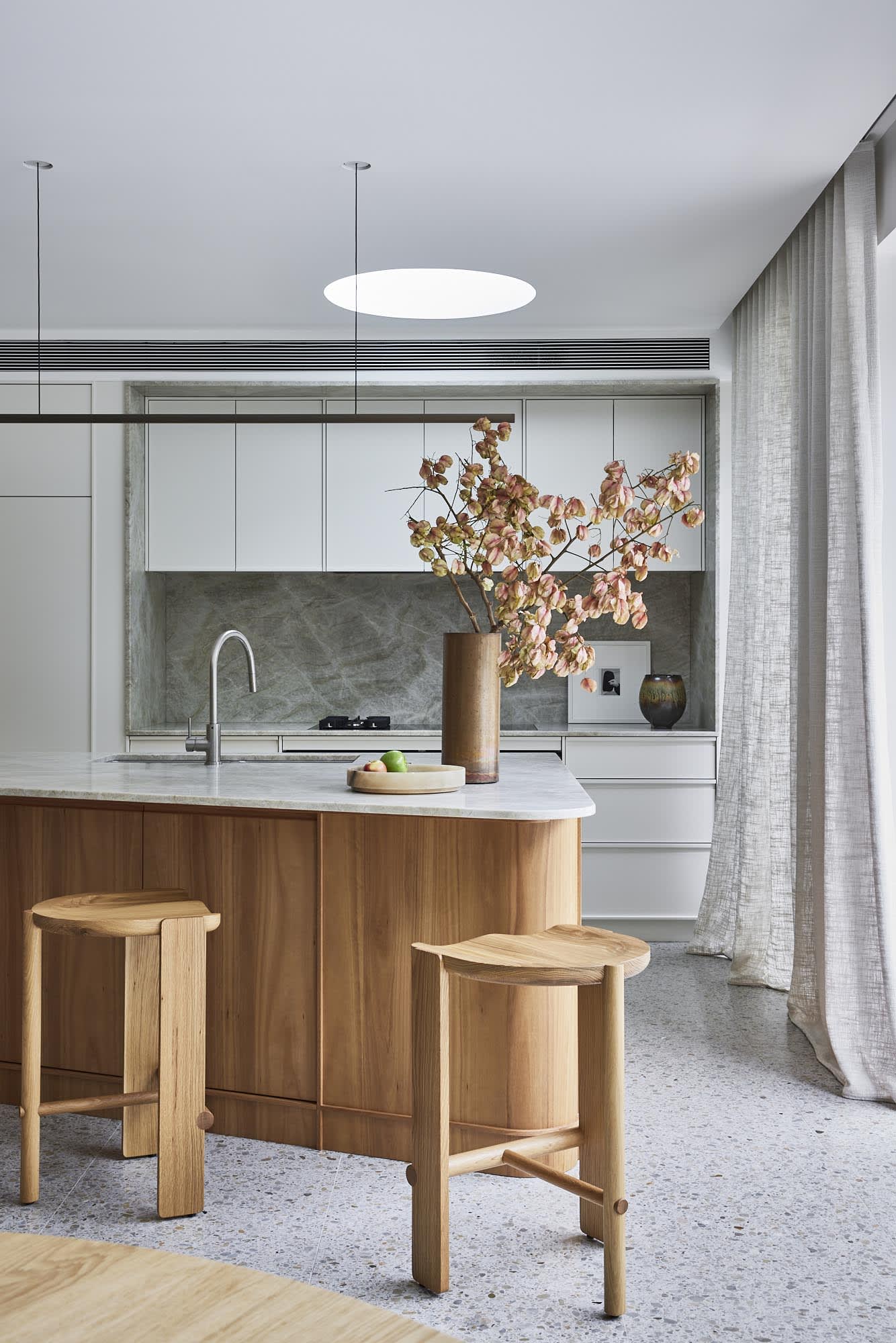 Modern wooden kitchen scandinavian light natural design