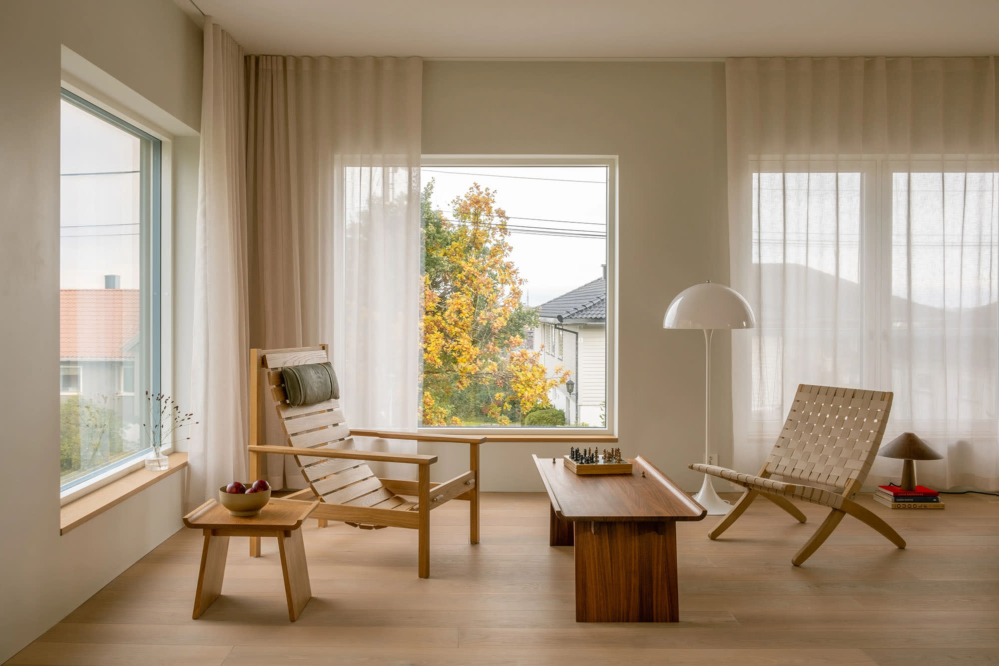 完成したジャパンディリビング 窓周りコーディネート