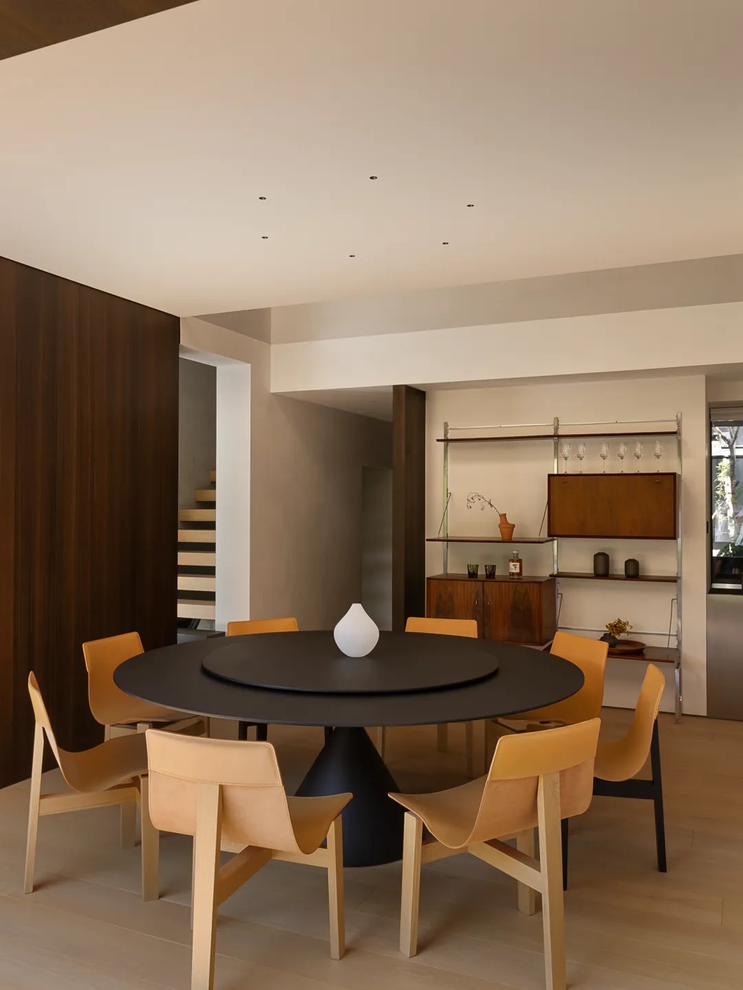 Dining area kitchen space modern home interior design