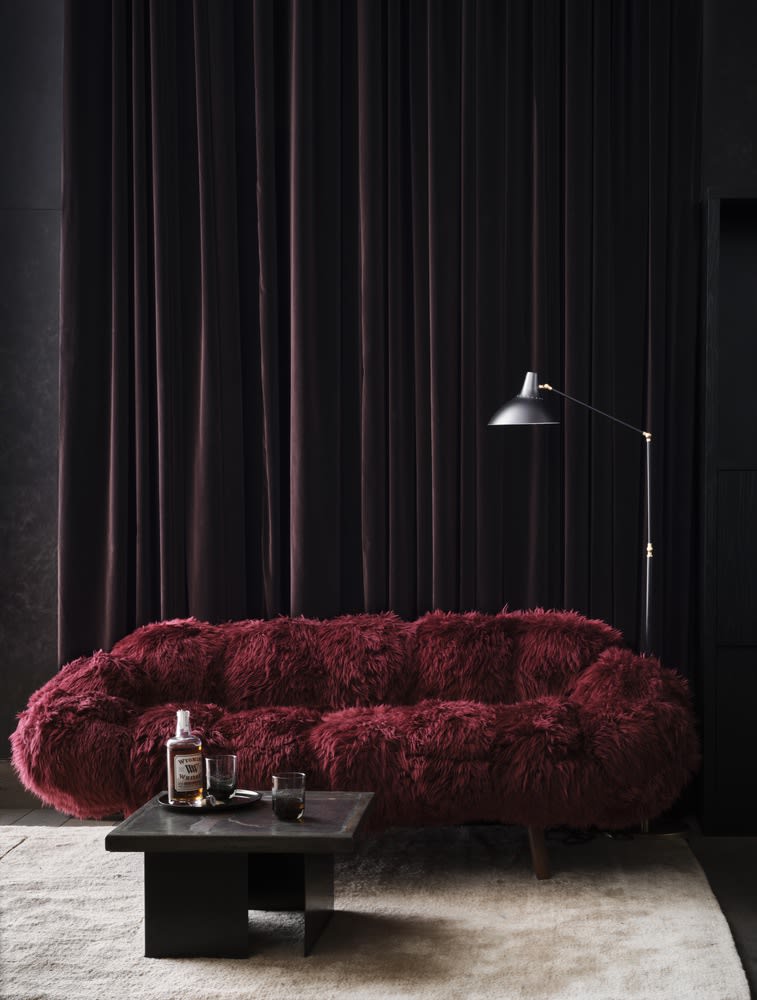 Professionally upholstered furniture in a luxurious interior setting