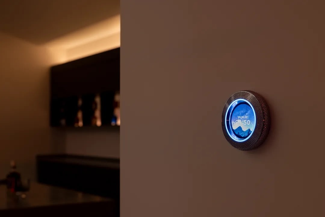 현대적인 아파트 스마트홈 인테리어