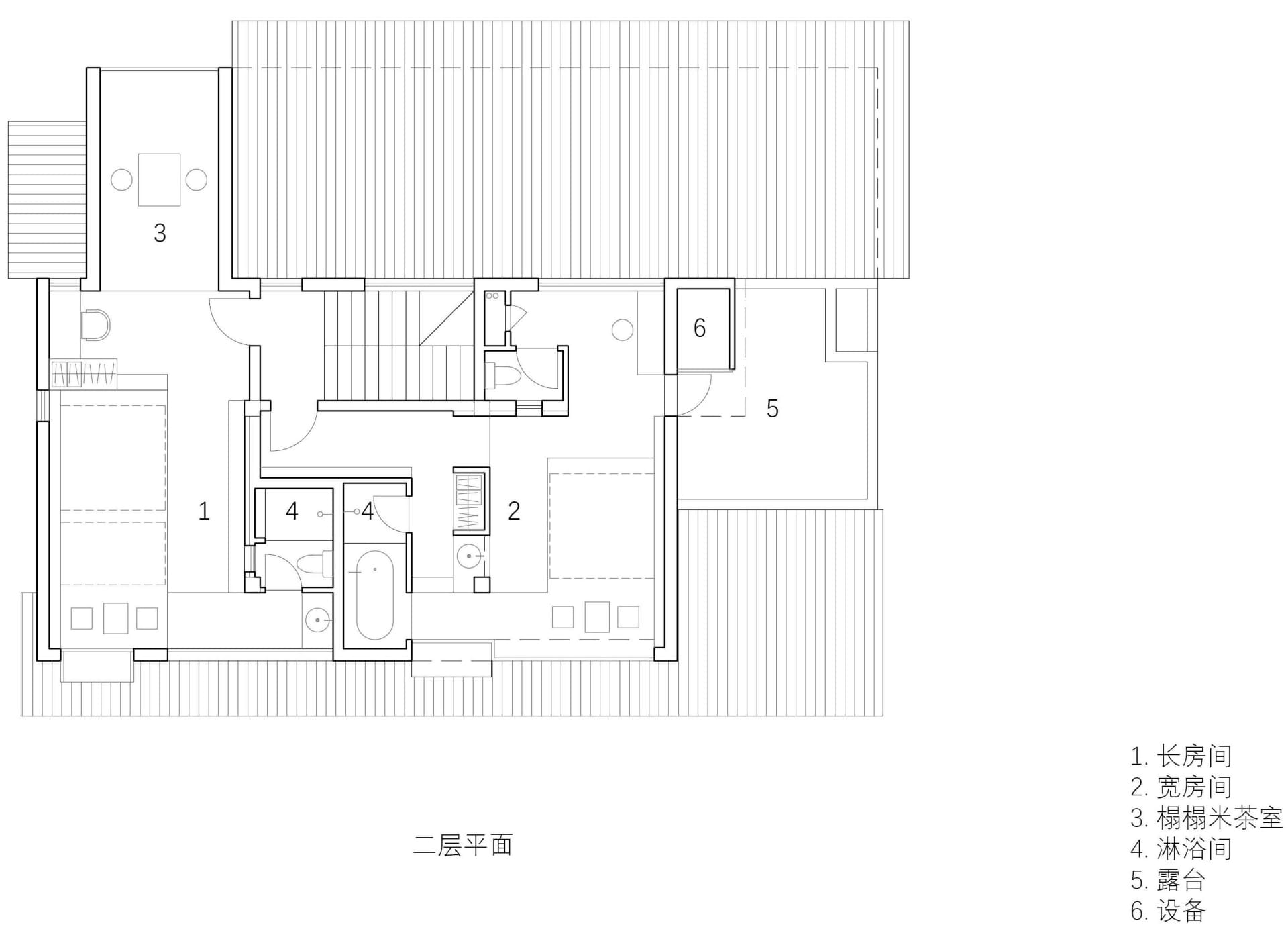 A minimalist interior design floor plan featuring furniture layout, rooms and spaces