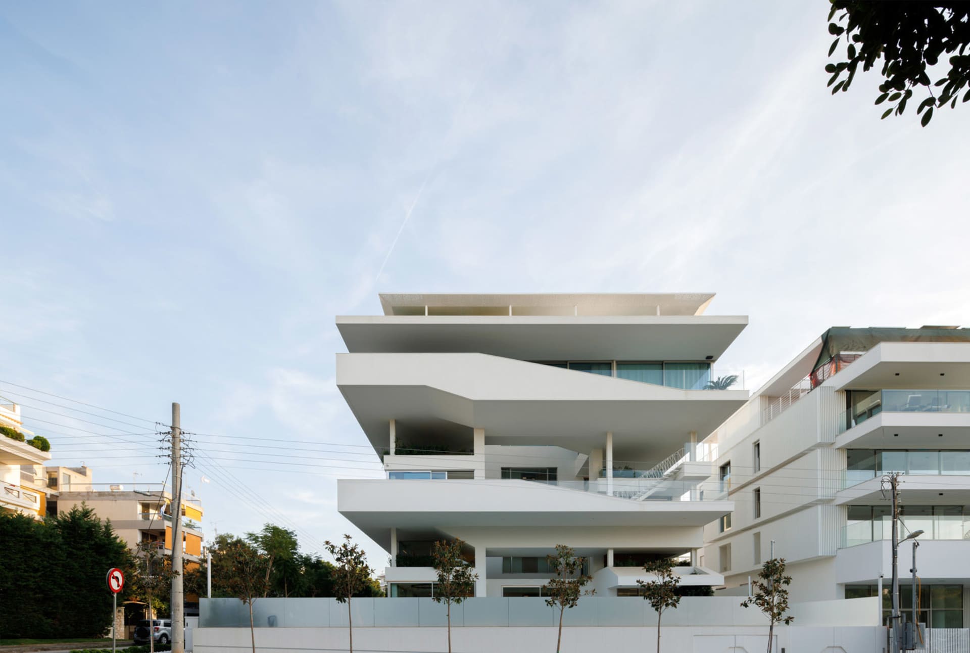 Modern architecture featuring concrete urban building