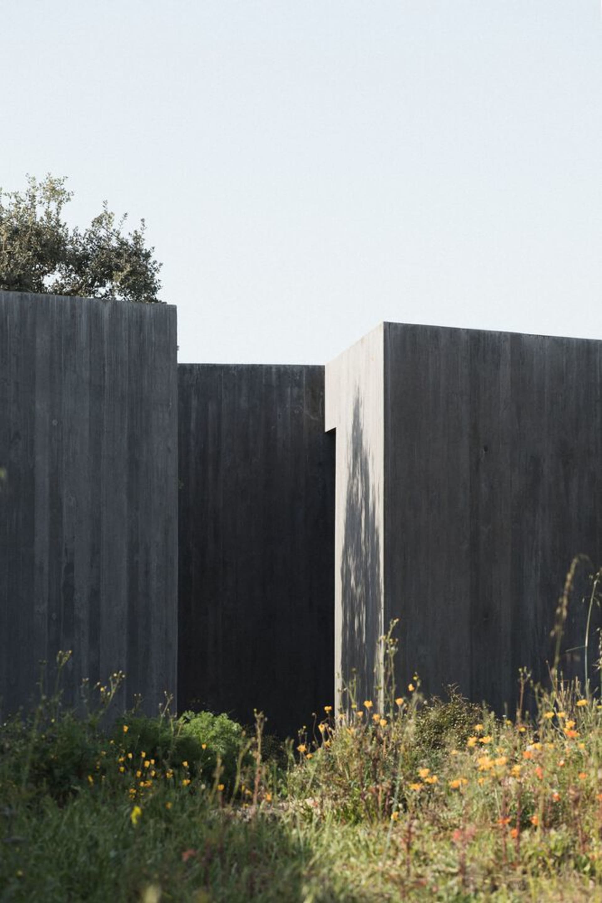 Concrete structures with minimalist design