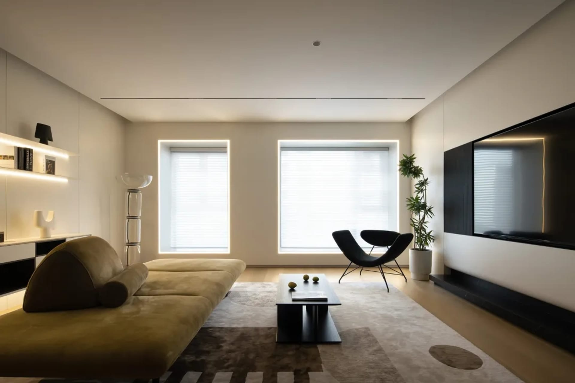 Modern Neutral-Tone Living Room | Feel Design