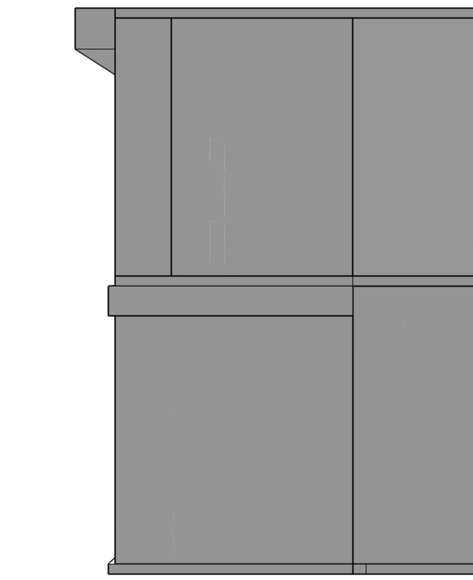 Metal railing in a modern interior setting, possibly a loft or contemporary home.