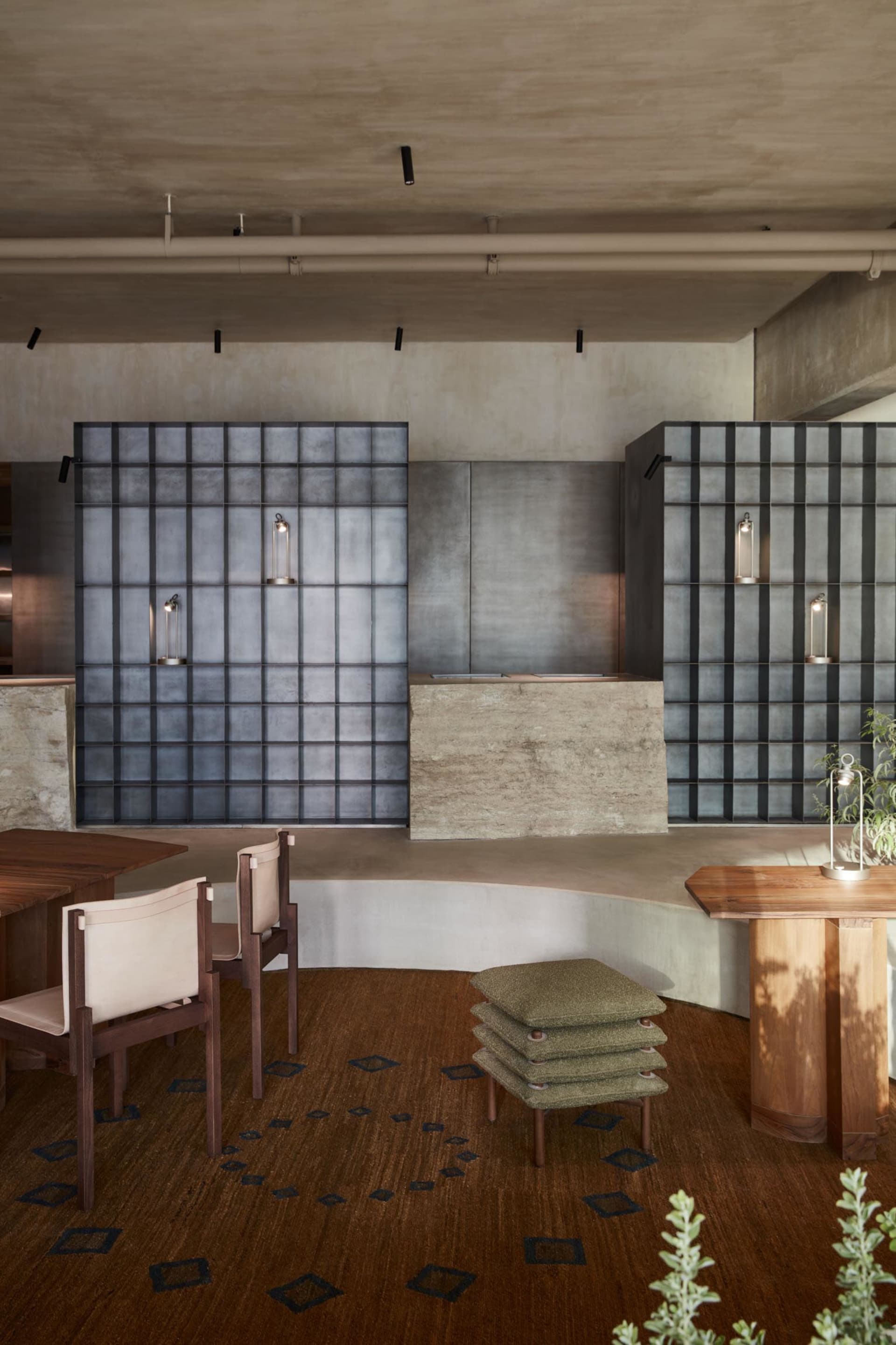 Industrial Dining Interior 1