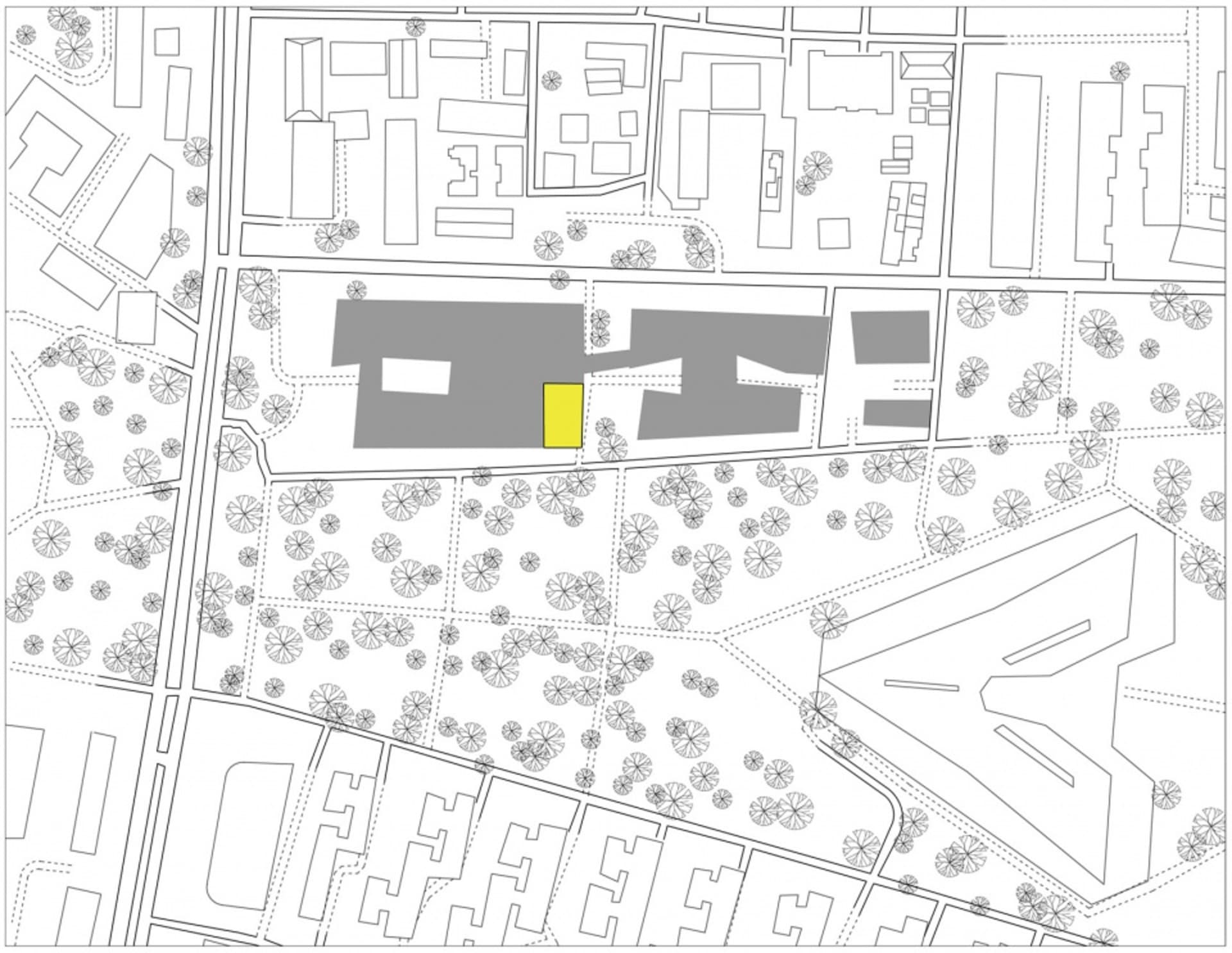 詳細的都市規劃脈絡圖，展示城市中特定區域的範圍。