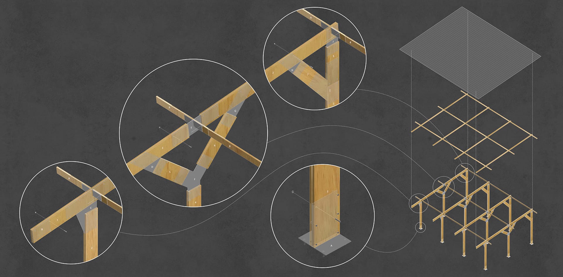 Wood Frame System Components Structural Wood Framing Diagram | Feel Design
