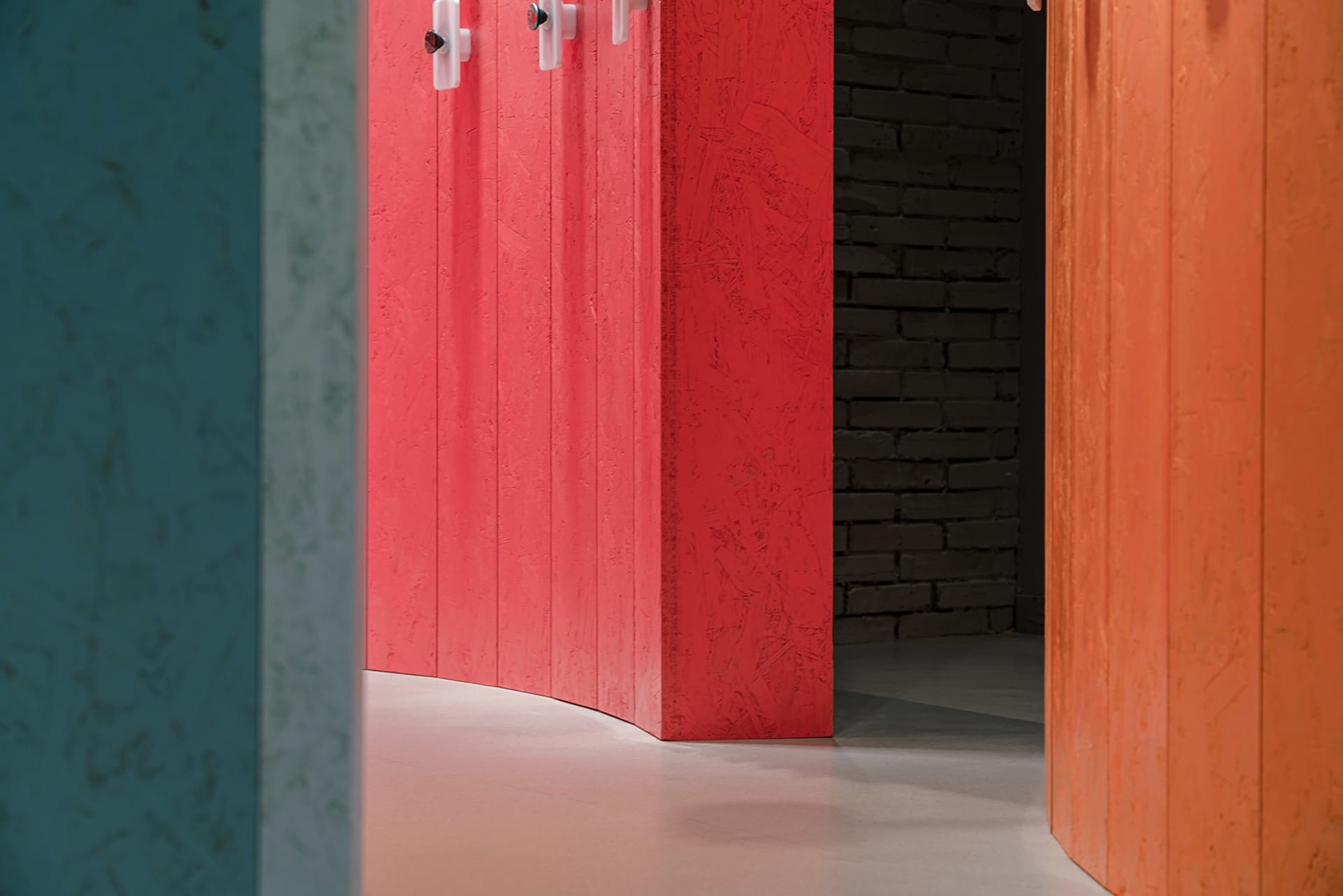Modern design lockers made of wood