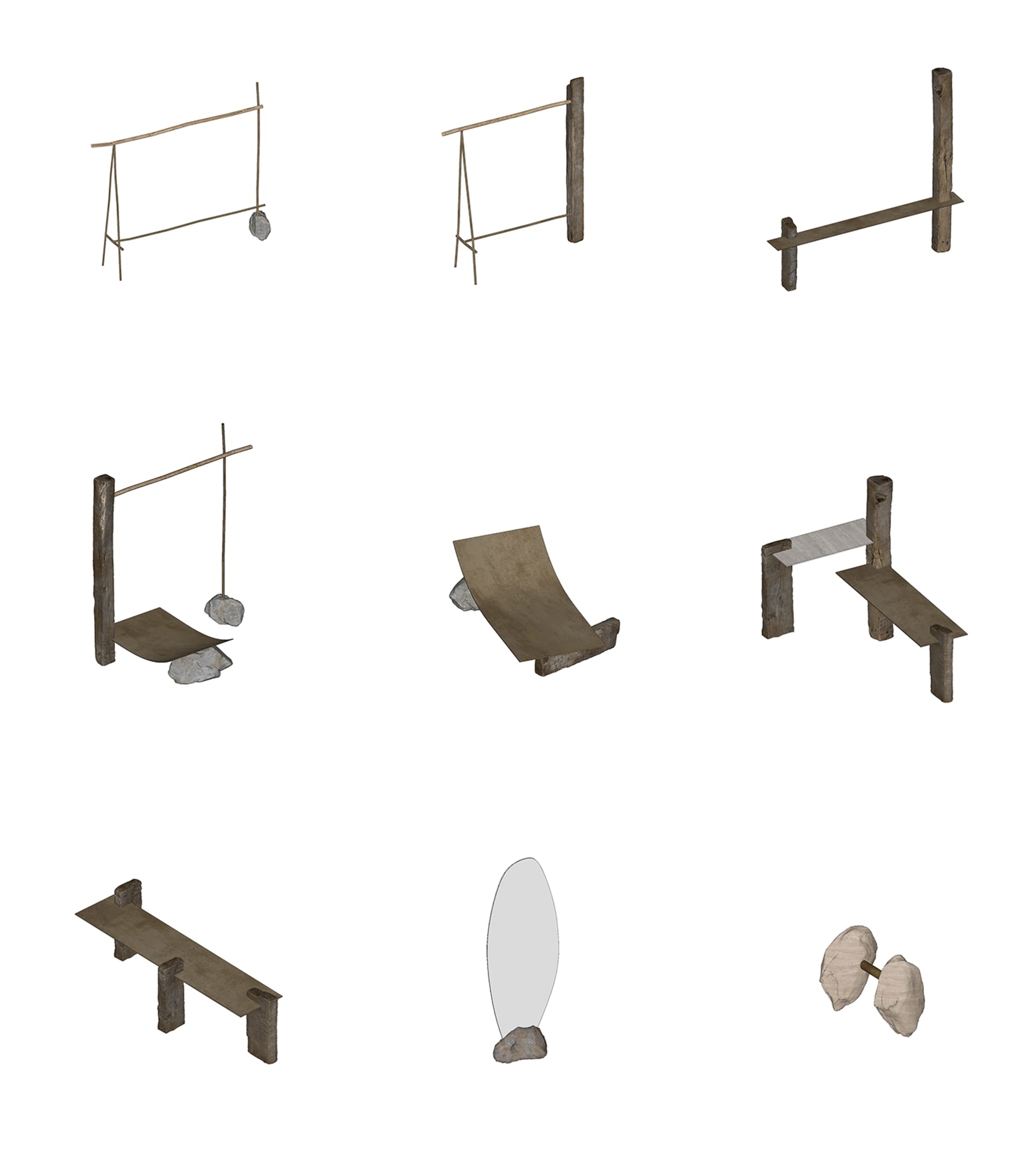 Minimalist wooden furniture designed for modern living spaces.
