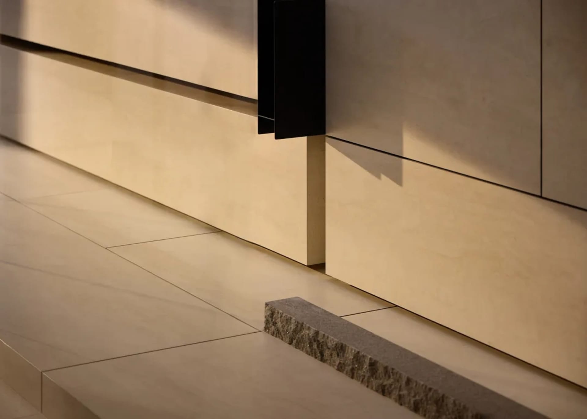 Modern flooring made of wood panels