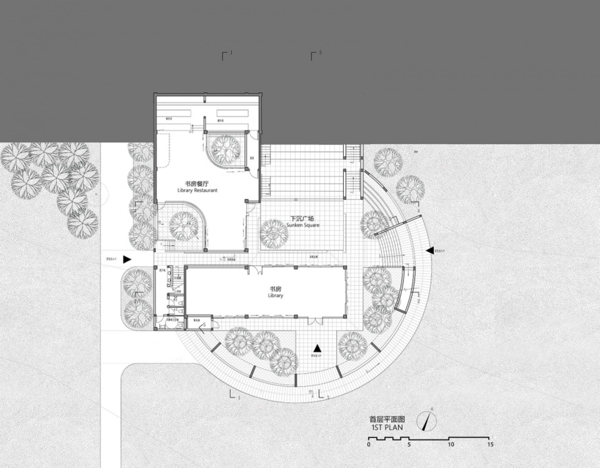 現代建築設計的平面圖
