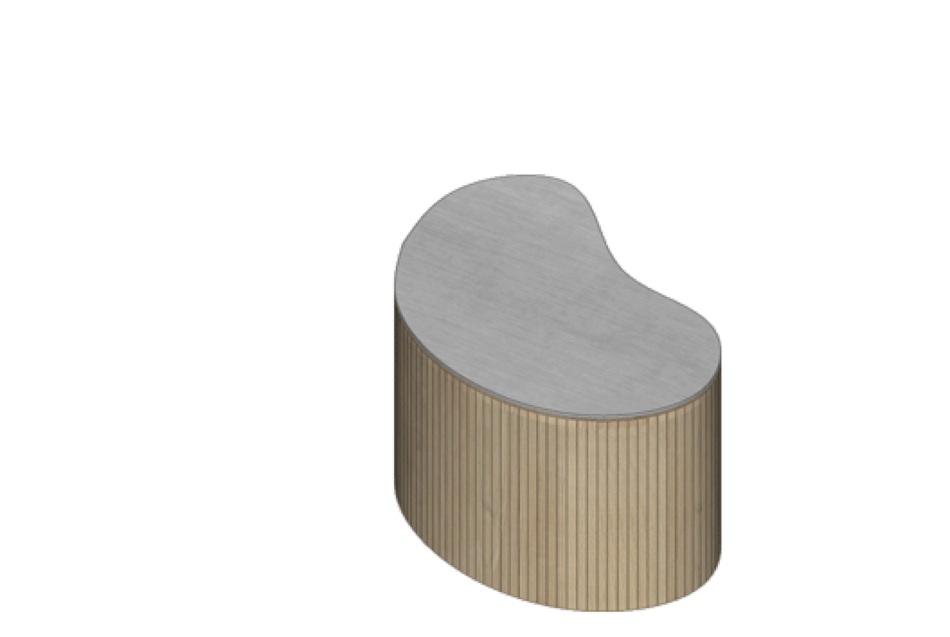 Minimalist metal furniture design
