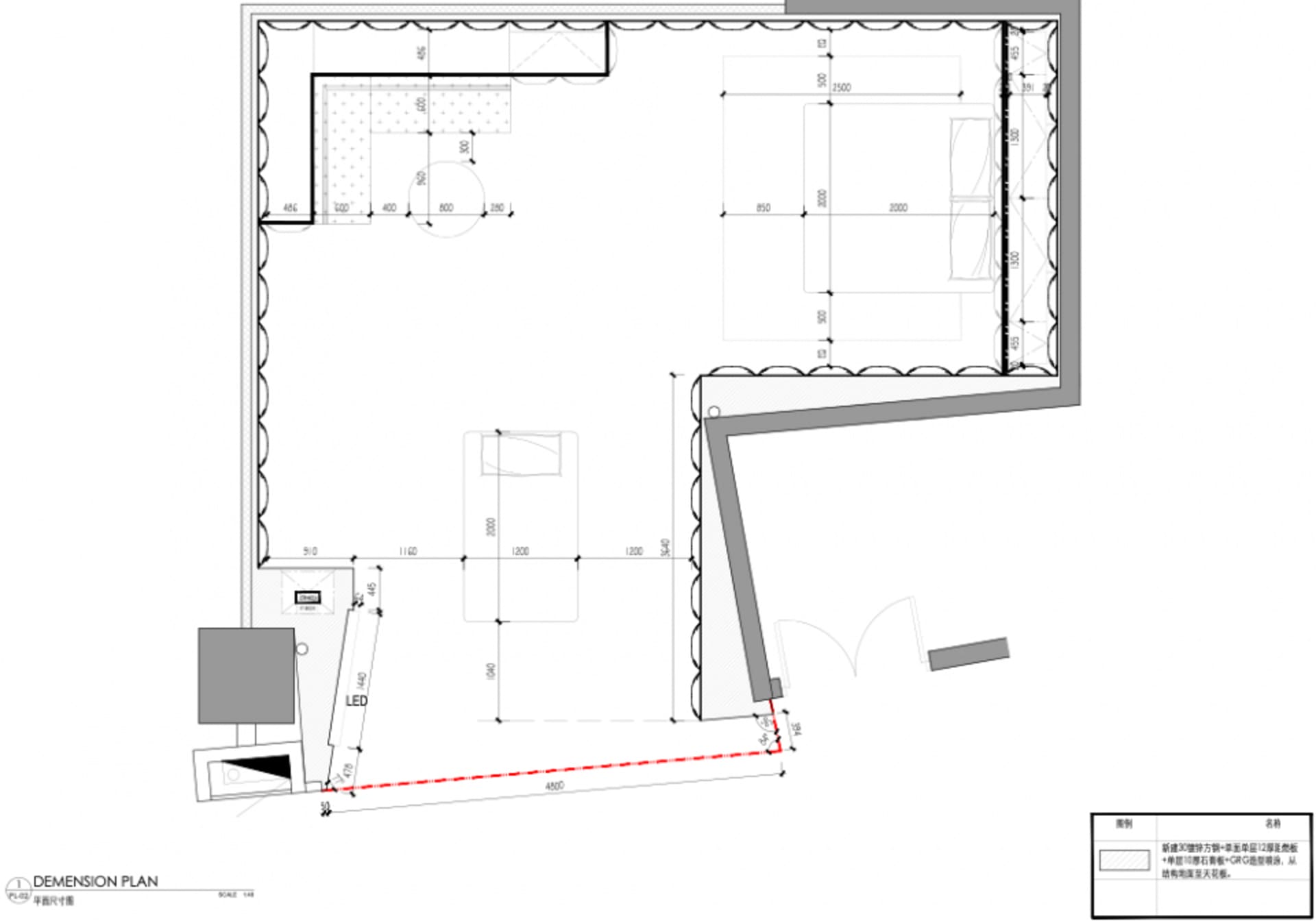 Detailed architectural floor plan of a modern residential building, featuring camera angles showing various perspectives.