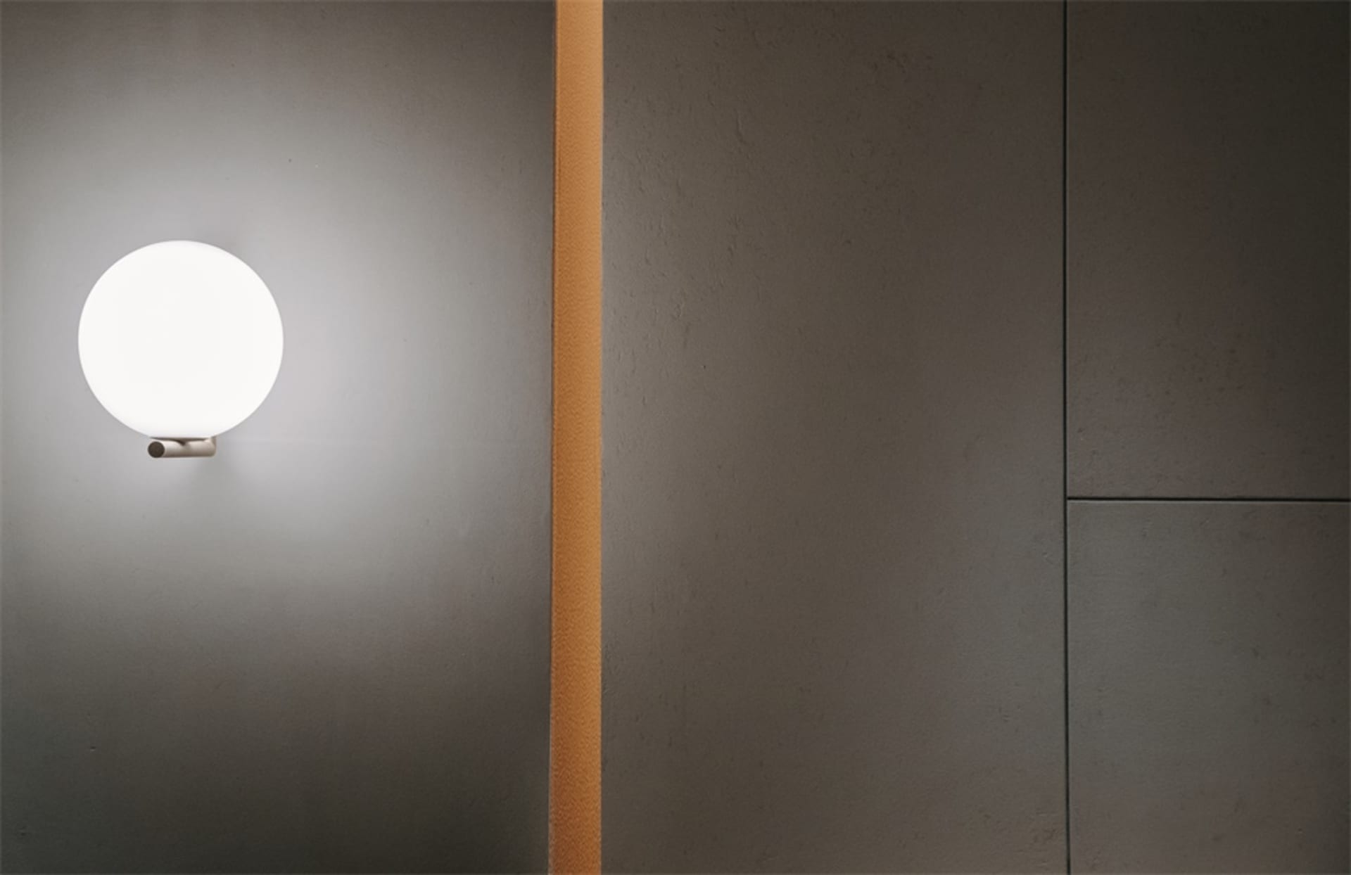 Modern interior design featuring minimalist concrete materials.