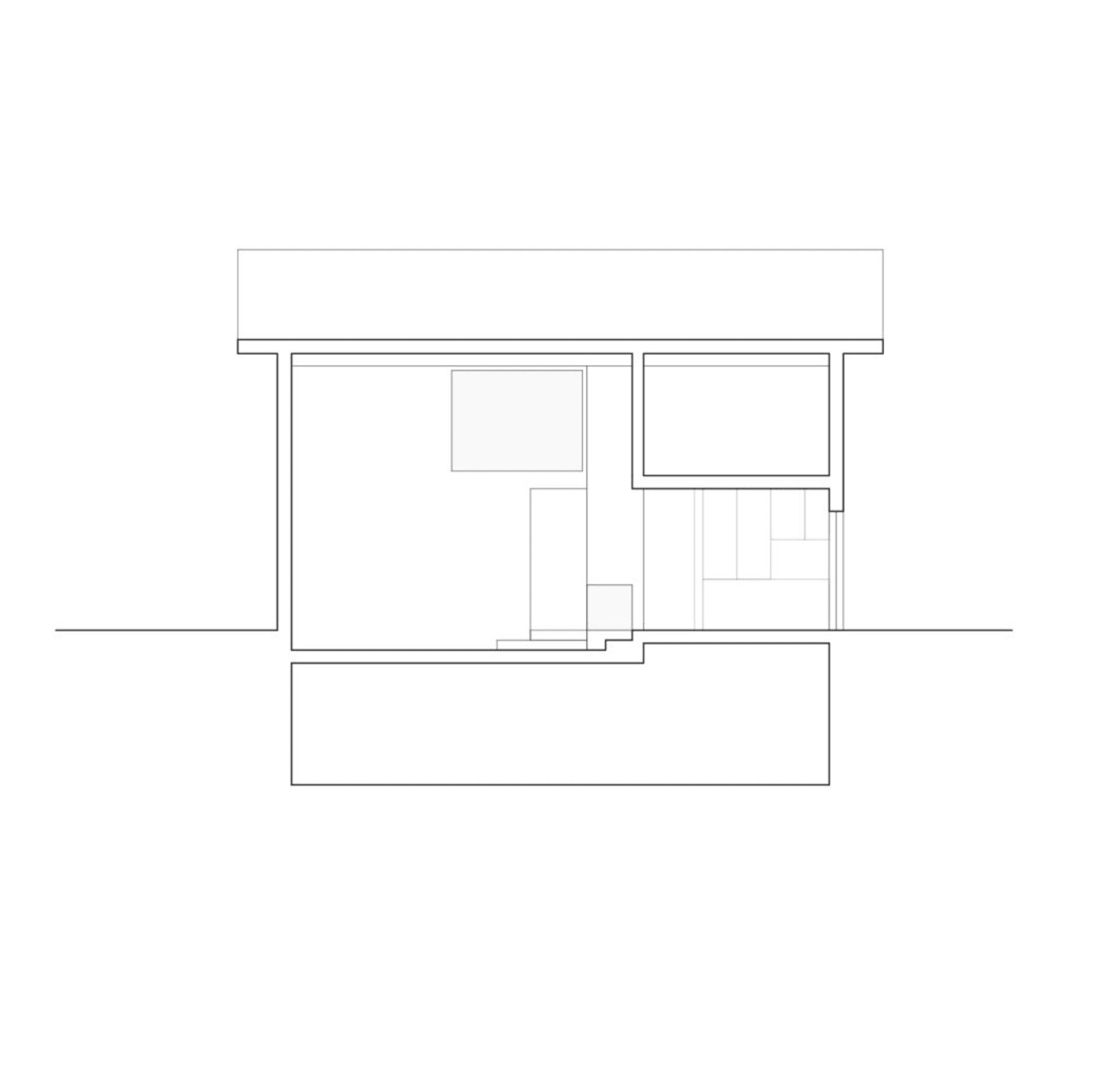 簡約住宅室內搭配現代2D建築平面圖