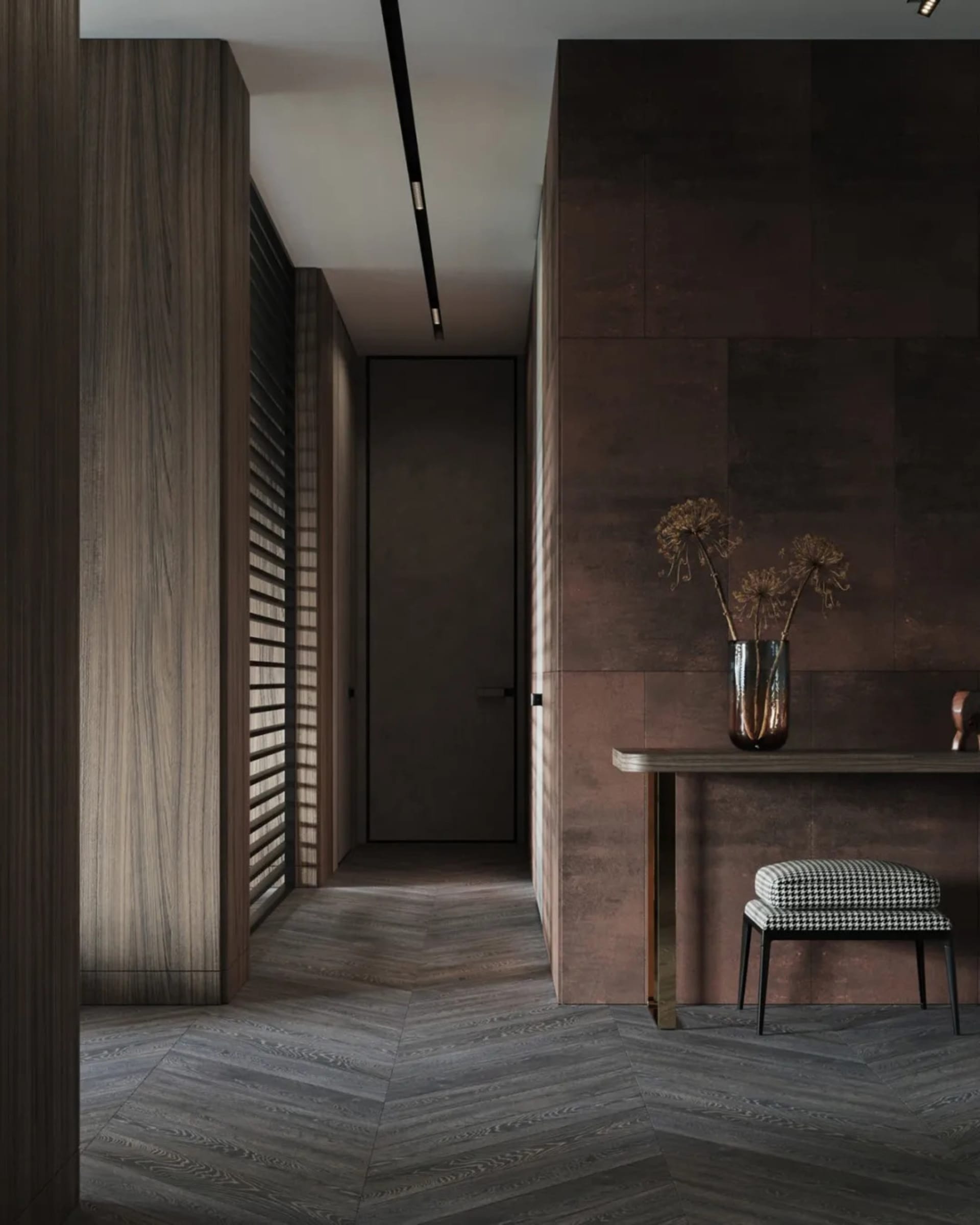 Modern Interior Wood Entrance Hall | Feel Design