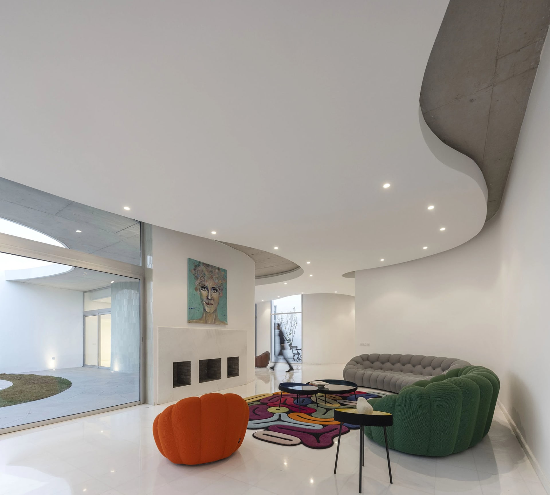 Contemporary Living Room Space 3