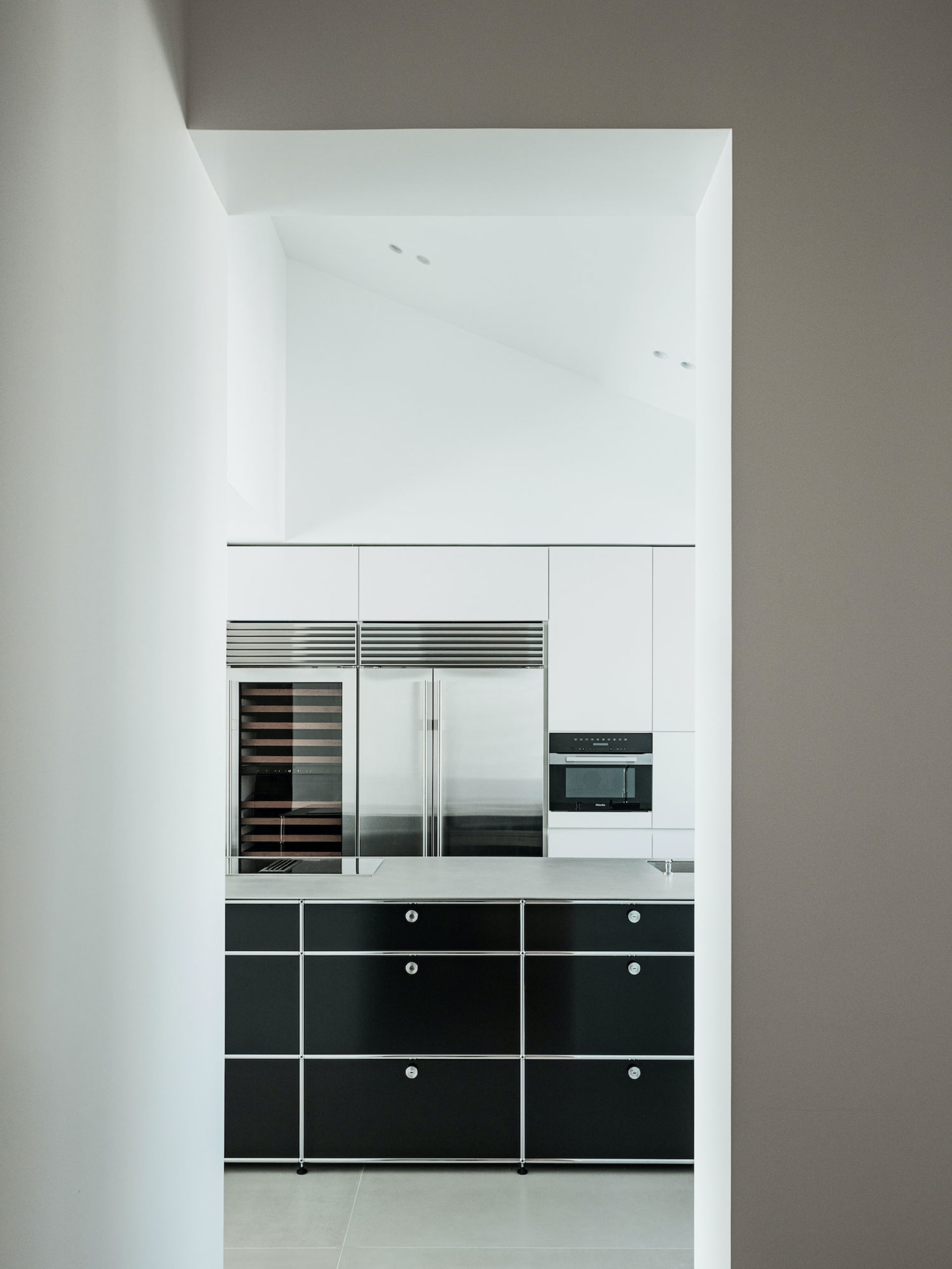 Modern Minimalist Kitchen with Stainless Steel | Feel Design