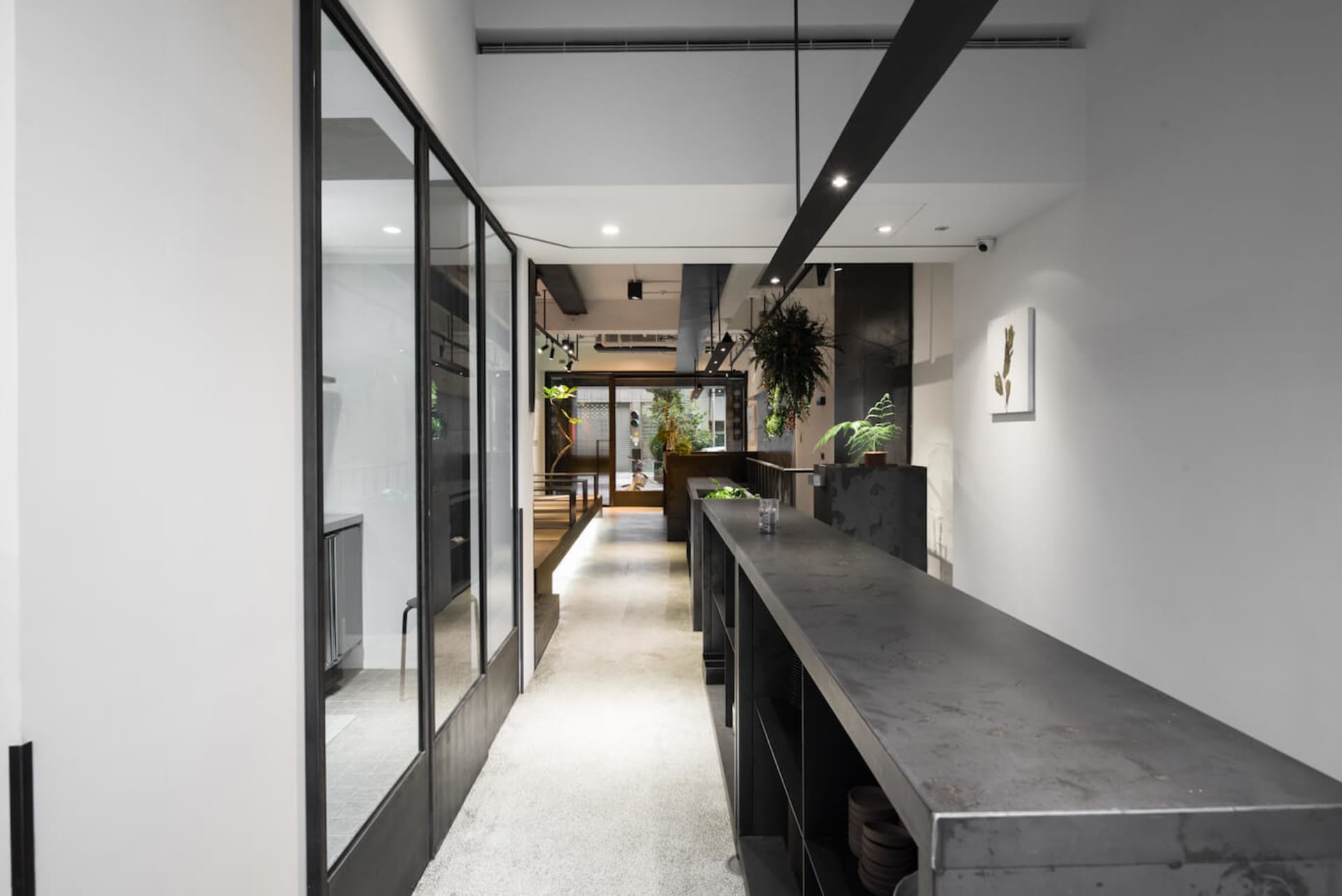 Modern Commercial Interior Concrete Counter | Feel Design