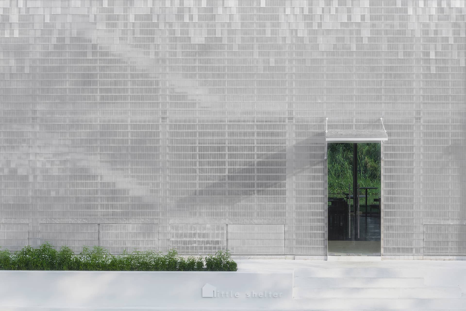 Modern building exterior made of concrete