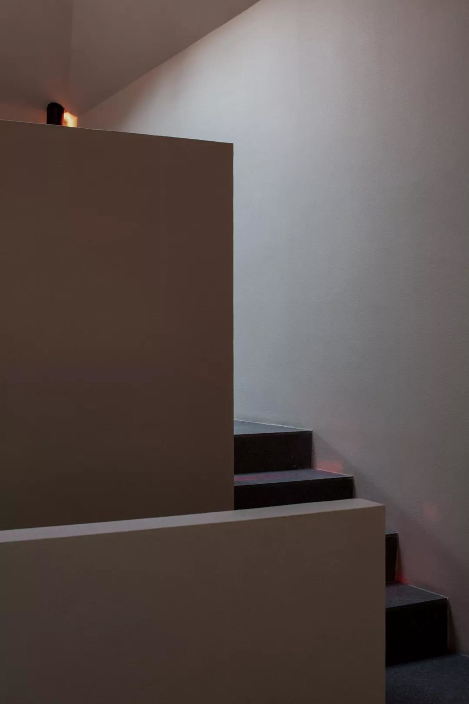 Concrete staircase with minimalist design
