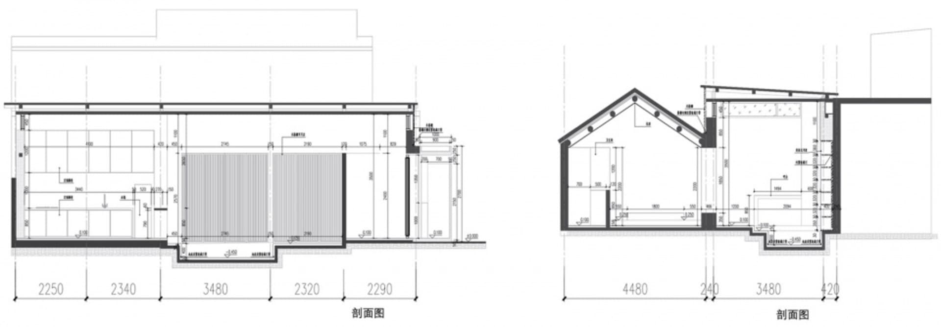 技術性建築圖,呈現平面配置細節。