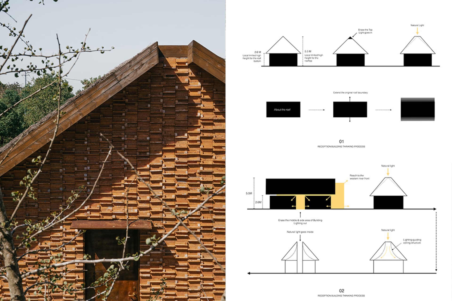 A family house with a brick facade and a gabled roof. The design features a traditional architectural style with a focus on n