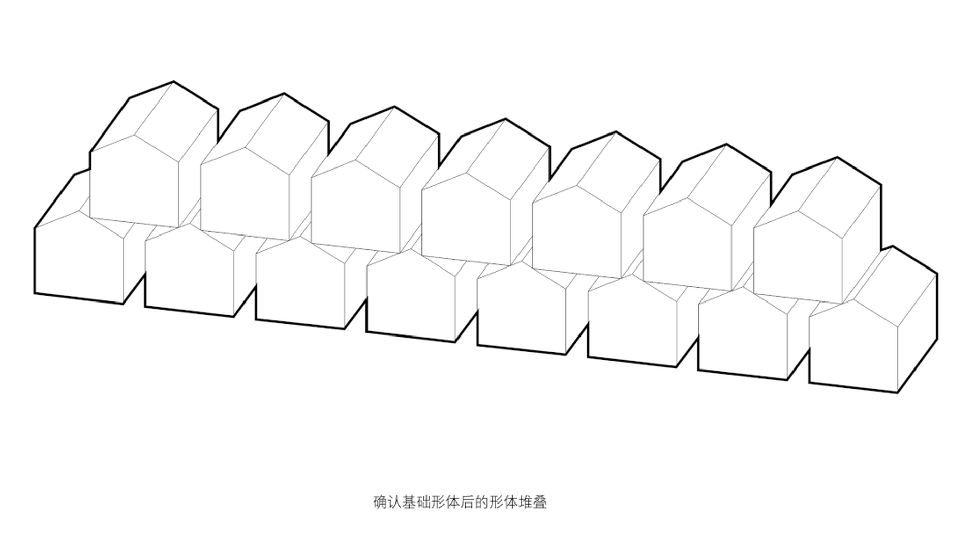 一系列相互連結的磚造房屋，坐落於鄉村環境中。